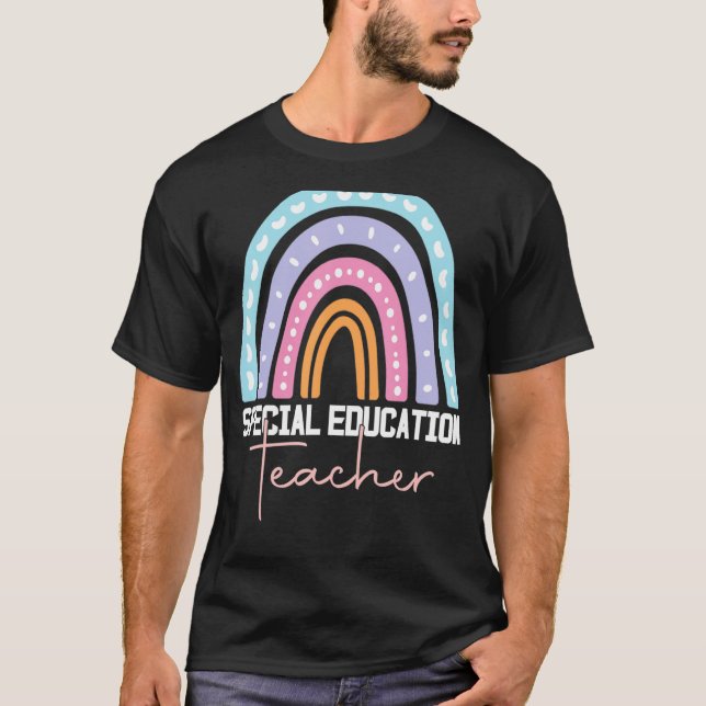 Camiseta Professor especial de educação Ed SPED Leopard Rai (Frente)