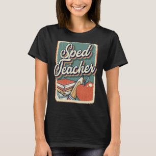 Camiseta Professor especial de educação SPED ED ED ED Retro