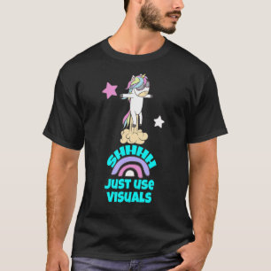 Camiseta Professor Especial De Educação Sped Shhh Apenas Us