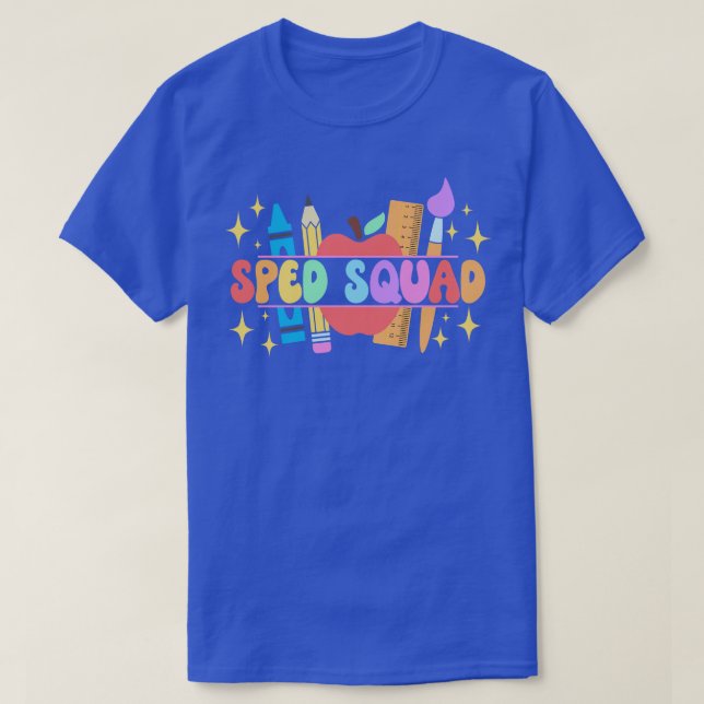 Camiseta Professor Especial de Educação Sped Squad Professo (Frente do Design)