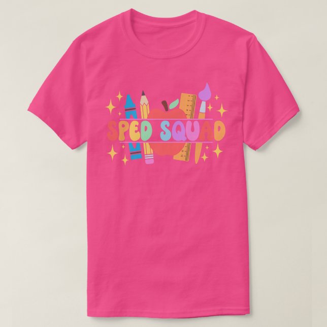 Camiseta Professor Especial de Educação Sped Squad Professo (Frente do Design)