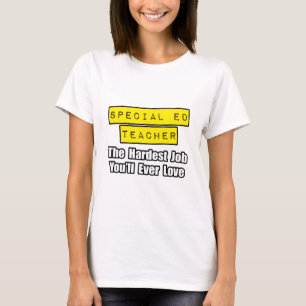Camiseta Professor Especial Ed... Trabalho Mais Difícil Que