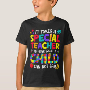 Camiseta Professor Especial Para Ouvir O Que Um Autismo Inf