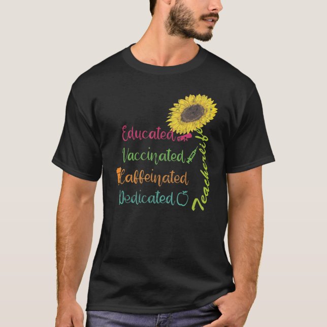 Camiseta Professor especializado em cafeína, especializado  (Frente)