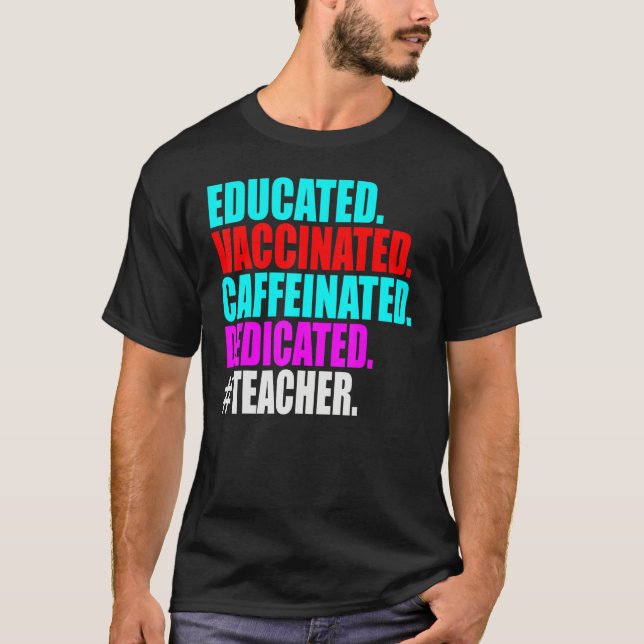 Camiseta Professor especializado em cafeína, especializado  (Frente)