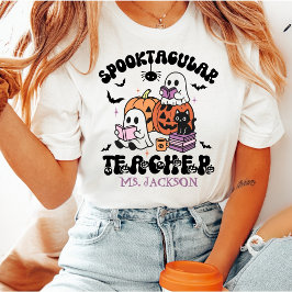 Camiseta Professor Espetacular Nome Personalizado Cute Hall