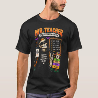 Camiseta Professor Espetáculo da Temporada do Halloween Pro