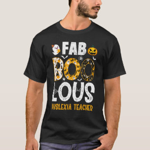 Camiseta Professor Fabooloso de Dislexia Spooky Professor H