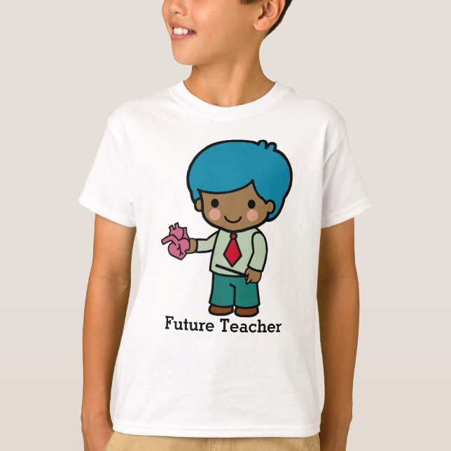 Camiseta Professor futuro com coração (Frente)
