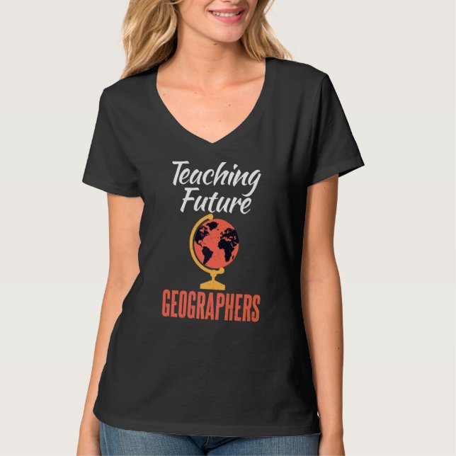 Camiseta Professor Geógrafo do Futuro (Frente)