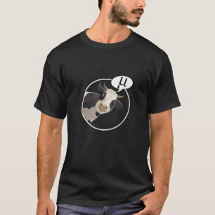 Camiseta Professor grego de alfabeto educador de vaca educa