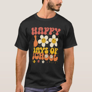 Camiseta Professor Groovy Aluno Feliz 100 Dias De Escola bo