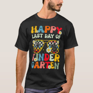 Camiseta Professor Groovy Último Dia De Aula Pré-Escola Cri