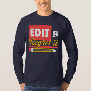 Camiseta Professor Inglês edita ou arrepende-se
