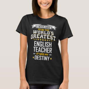 Camiseta Professor Inglês Idea Maior Professora do Mundo