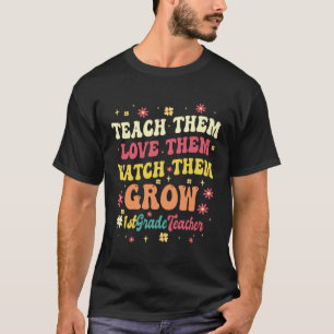 Camiseta Professor Instrutor Educador de 1º Ano Ensina Cres