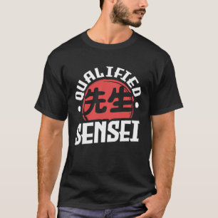 Camiseta Professor Kanji Sensei Japão Qualificado de Treina