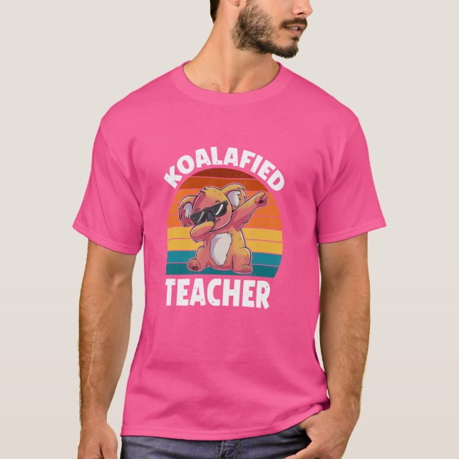 Camiseta Professor Koalafied Teacher School Funny Koala Lov (Frente)