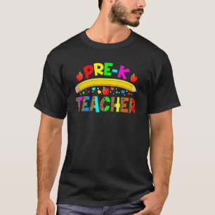 Camiseta Professor Leopard Pre K De Volta À Escola No Prime