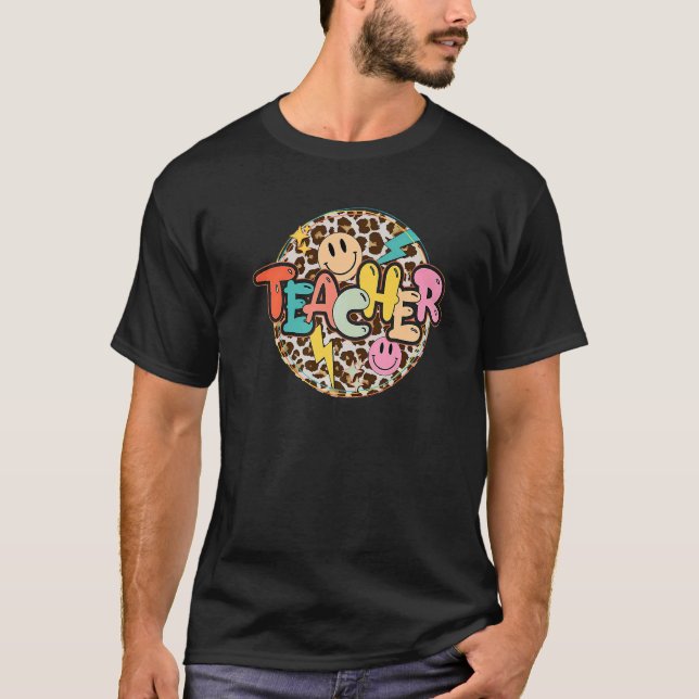 Camiseta Professor Leopard Professora Relâmpagos De Volta A (Frente)