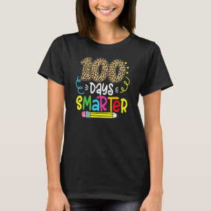 Camiseta Professor Leopardo 100 Dias Mais Inteligente 100º