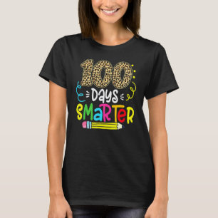 Camiseta Professor Leopardo 100 Dias Mais Inteligente 100º