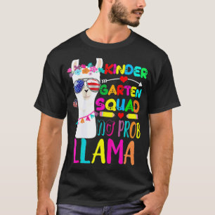 Camiseta Professor Lhama Sem Problema Jardim de Infância