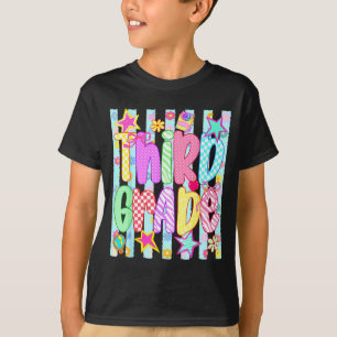 Camiseta Professor listrado préppy 3ª terceira série de vol