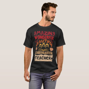 Camiseta Professor mais amável bonito maravilhoso