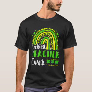 Camiseta Professor mais sortudo da escola de Dia de São Pa