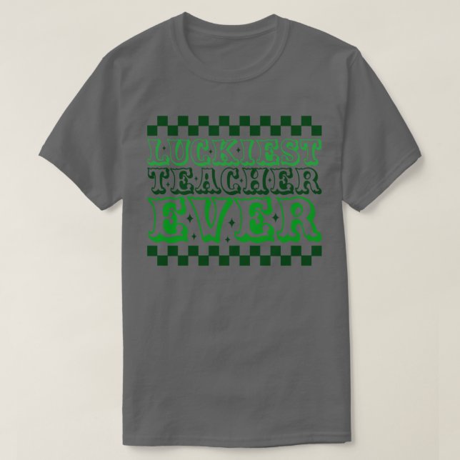 Camiseta Professor mais sortudo do mundo (Frente do Design)