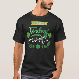 Camiseta Professor mais sortudo Ever Saint Patrick's Day Ir