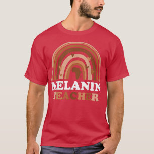 Camiseta Professor Melanin Black Melanin Teacher Black Hist