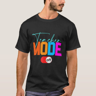 Camiseta Professor Modo Feliz No Dia Passado De Professora