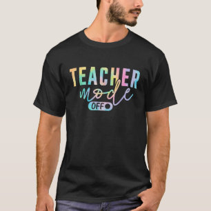 Camiseta Professor Modo Feliz No Último Dia Da Escola Verão