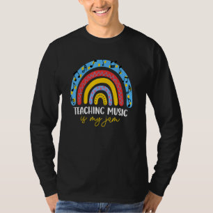 Camiseta Professor Musical Ensinando Música É Minha Paixão