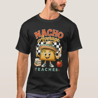 Camiseta Professor Nacho Médio Volta às Aulas Taco Sombrero