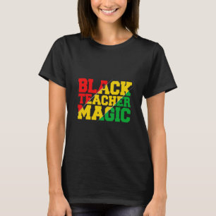 Camiseta Professor Negro Bandeira Mágica Afro - Mont Histór