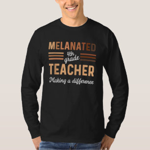 Camiseta Professor Negro do 4º Ano História Negra Fazendo D