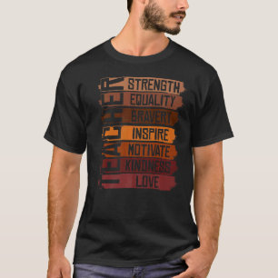 Camiseta Professor Negro Educador Africano-Americano Negra