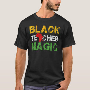 Camiseta Professor negro História negra mágica mês 2022 afr