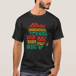 Camiseta Professor negro História negra mágica mês afric