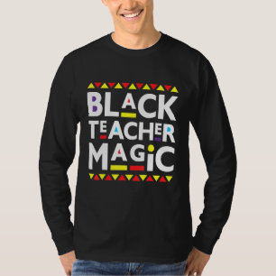 Camiseta Professor negro História negra mágica mês de 2022