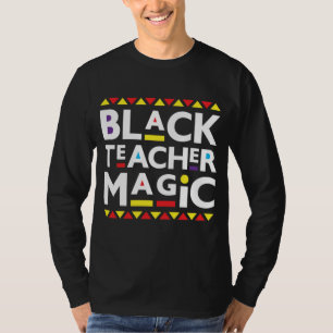 Camiseta Professor negro História negra mágica mês de 2022