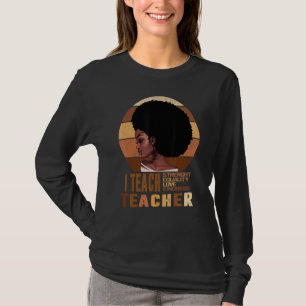 Camiseta Professor negro inteligente afro ama melanina afro