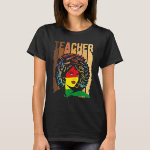 Camiseta Professor negro inteligente afro ama melanina afro