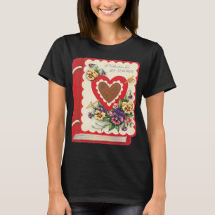 Camiseta Professor no Dia dos Namorados, Livro Antigo Coraç