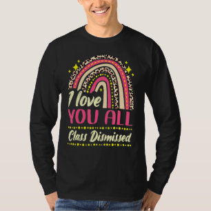 Camiseta Professor No Dia Passado Da Escola Eu Amo Vocês To