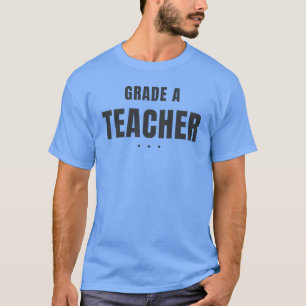 Camiseta Professor Nota A   Design de Emblema de Professor 