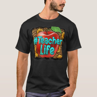 Camiseta Professor Ocidental Couro de Leopardo Professor Vi